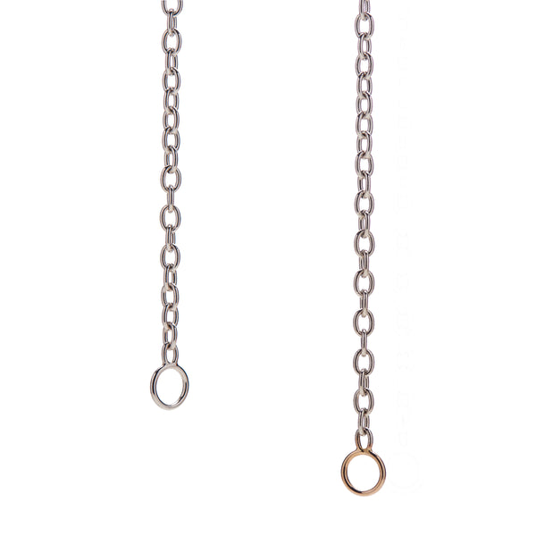Marla Aaron 14k White Gold Pulley Chain