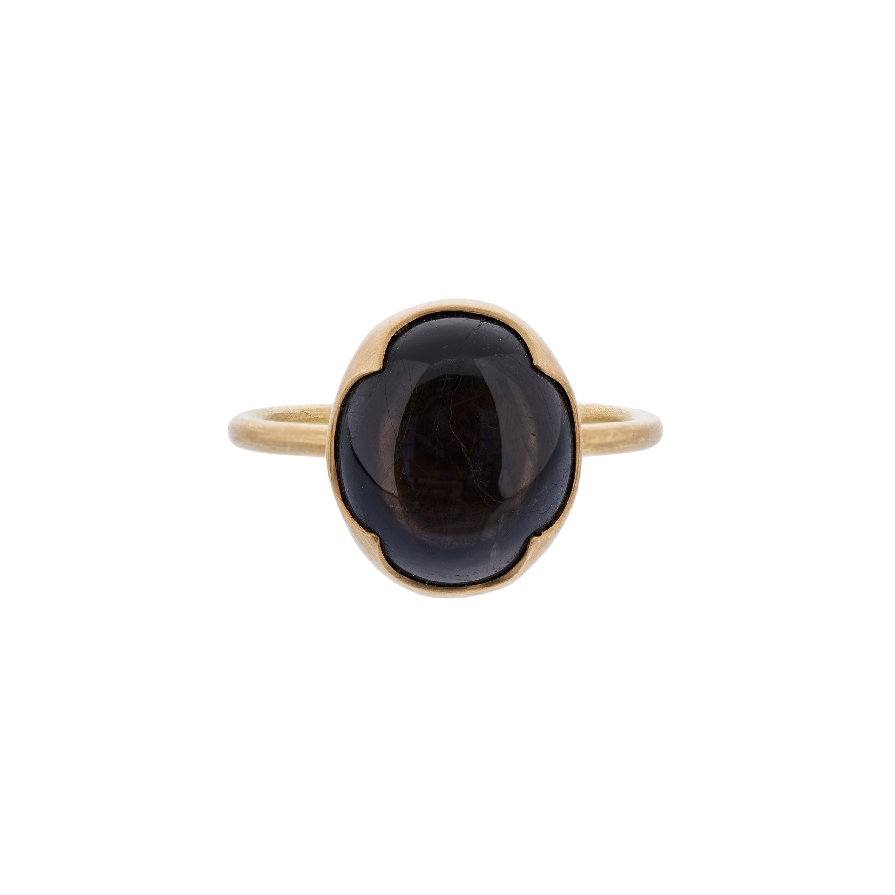 Gabriella Kiss 18k Oval Mink Star Sapphire Ring- 5.45ct