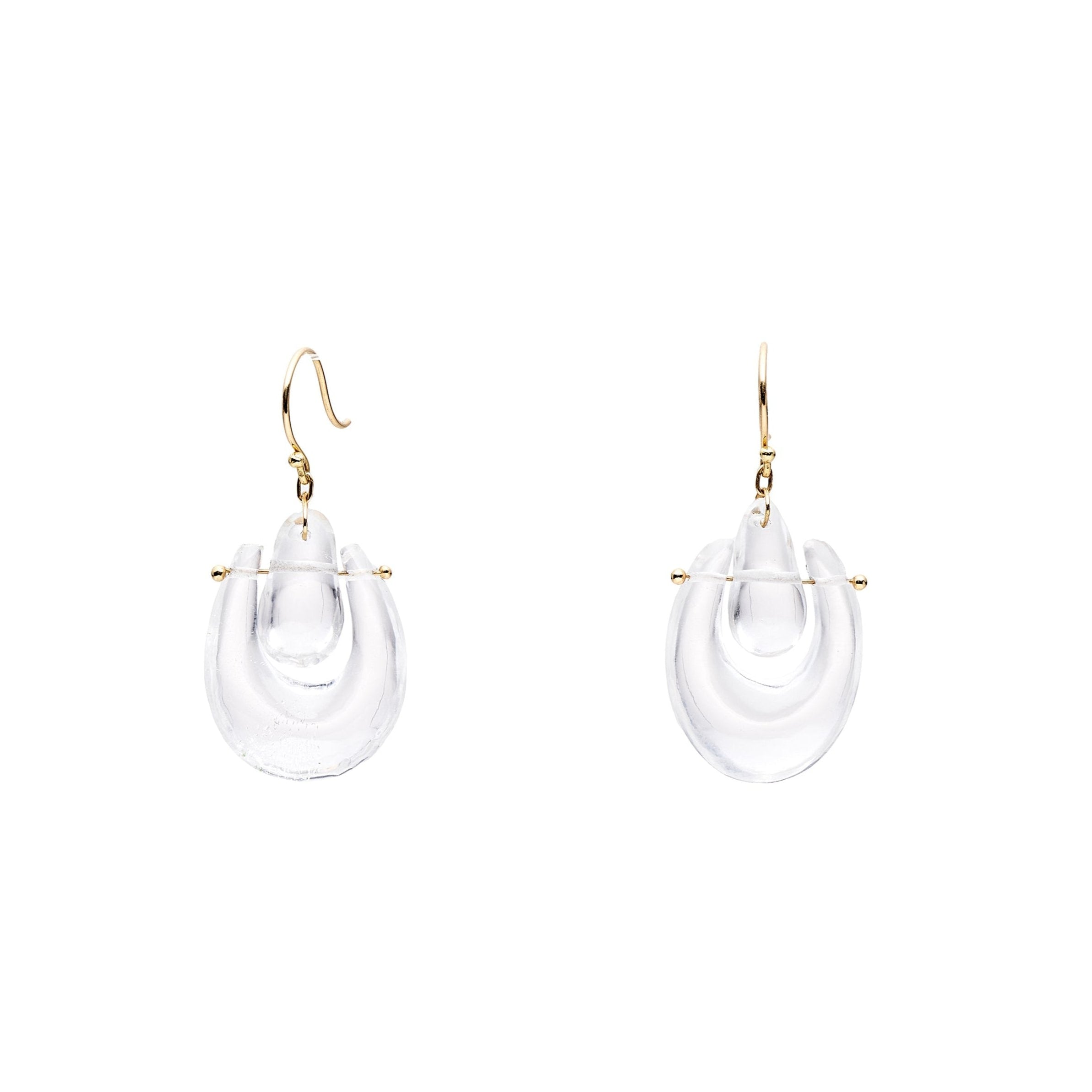 TenThousandThings 18k Small Crystal O'Keefe Earrings