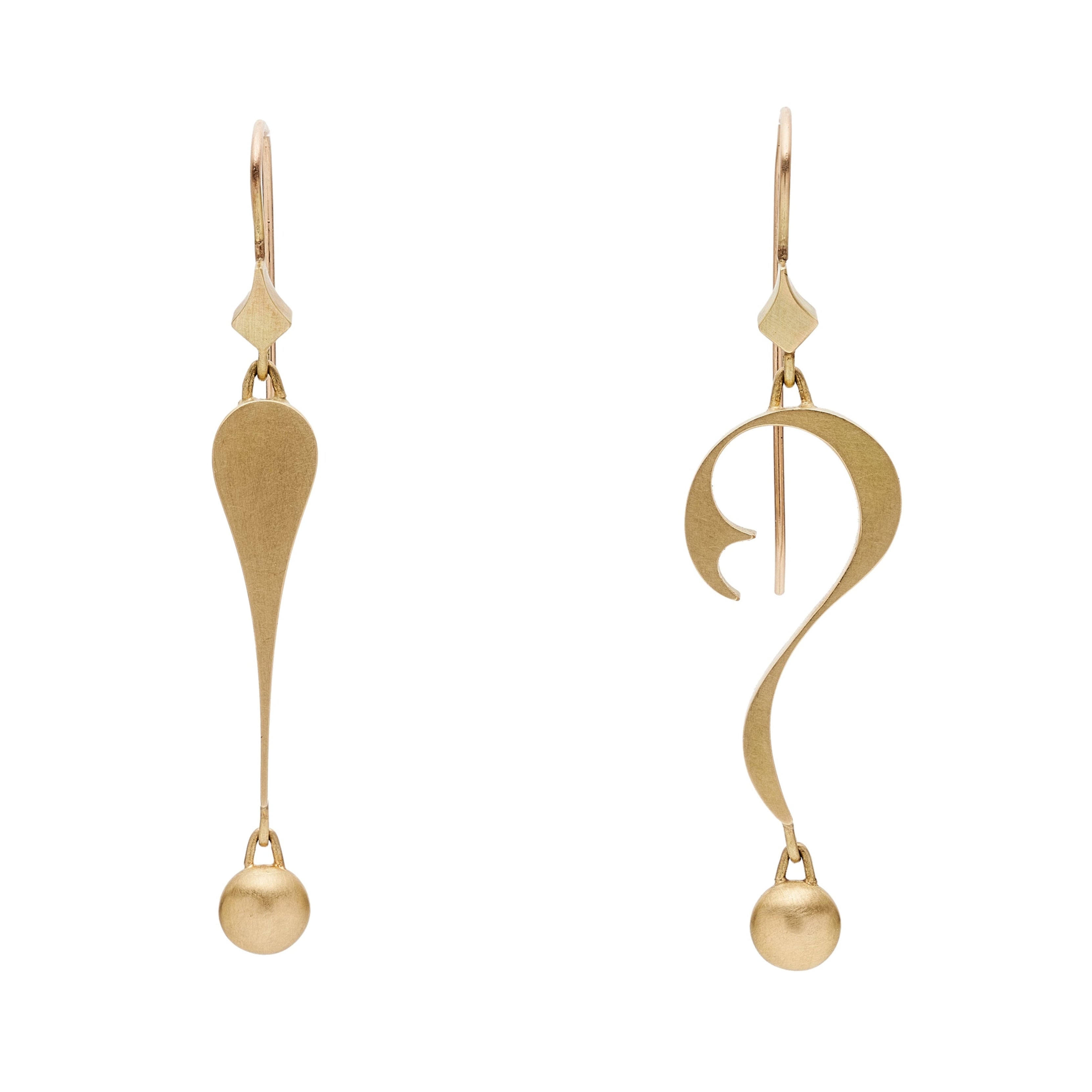 Gabriella Kiss 18k/Silver Medieval ?! Earrings