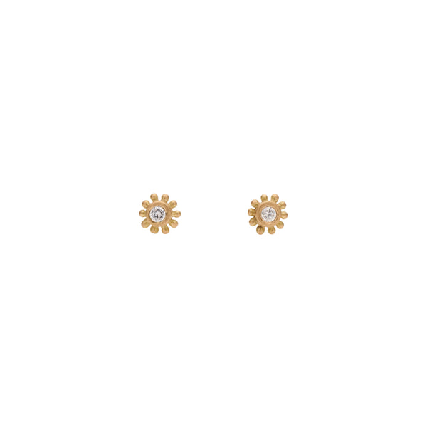 Marian Maurer 18k Diamond Palace Stud Earrings