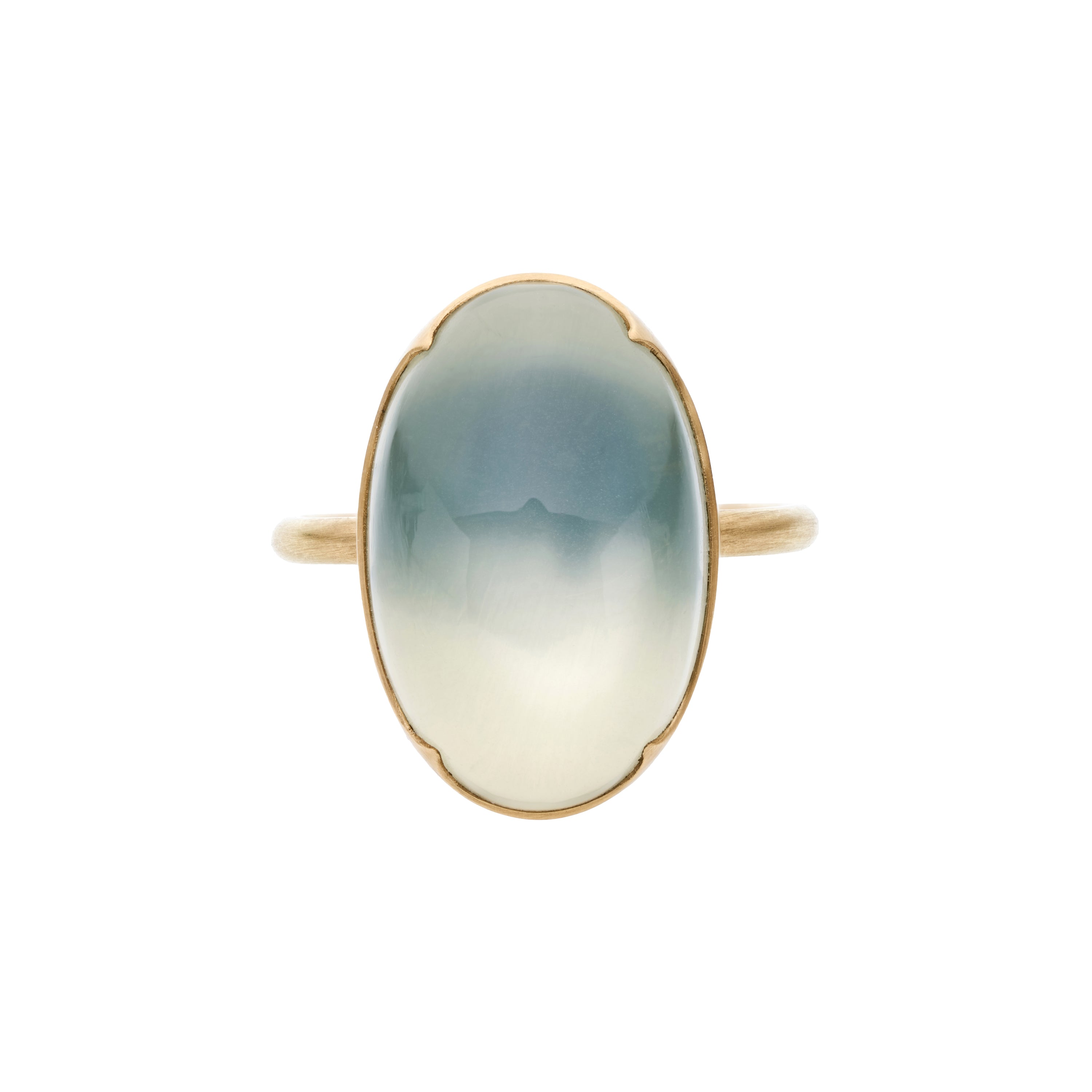 Gabriella Kiss 18k Oval Ceylon Moonstone Ring- 14.46ct