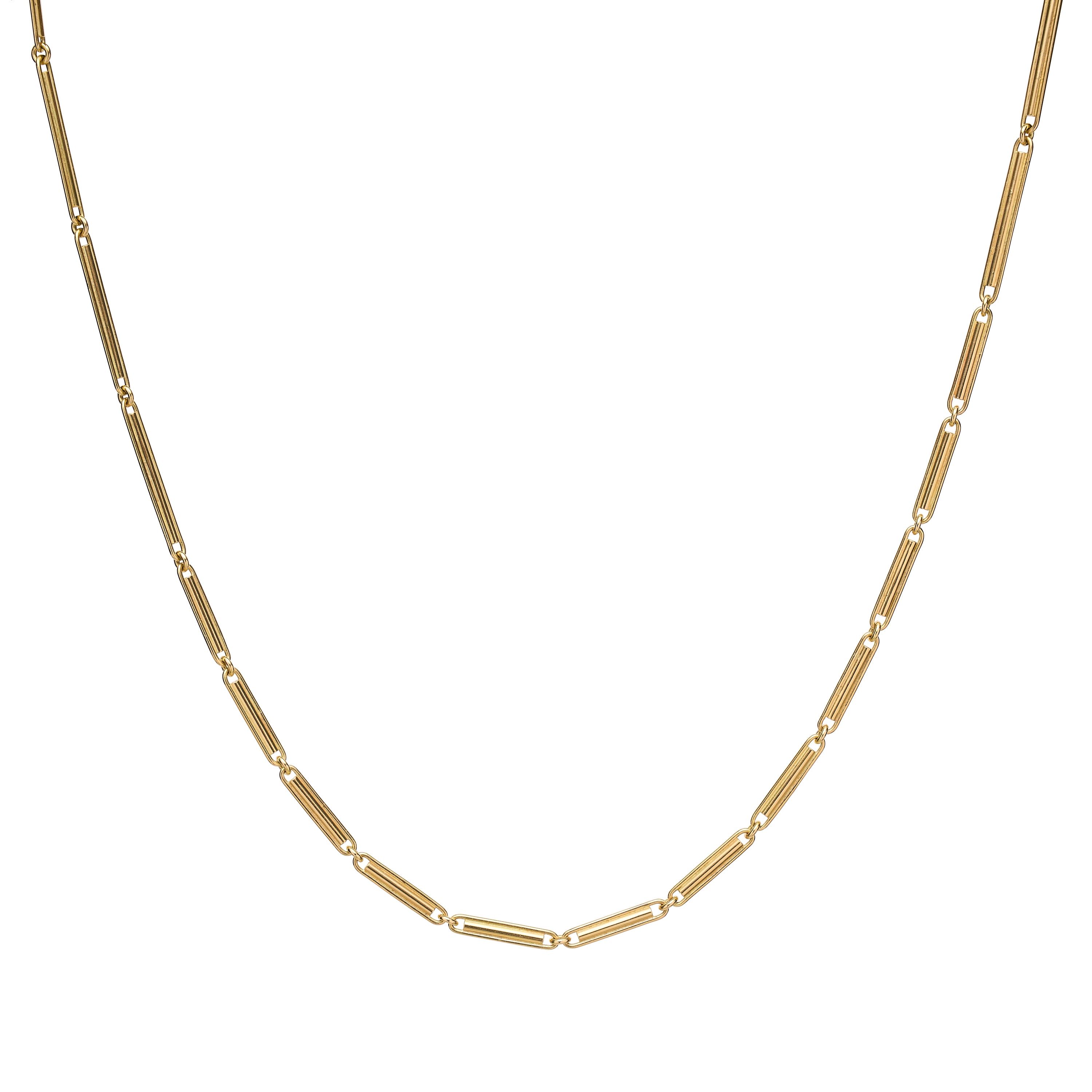 Tura Sugden 18k Heavy Trombone Chain- 18"