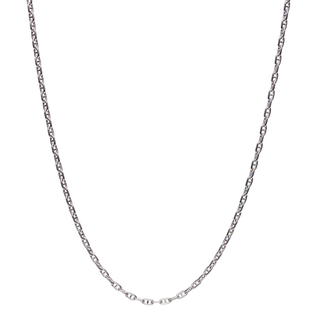 Stephanie Windsor 14k White Gold Baby Mariner Chain