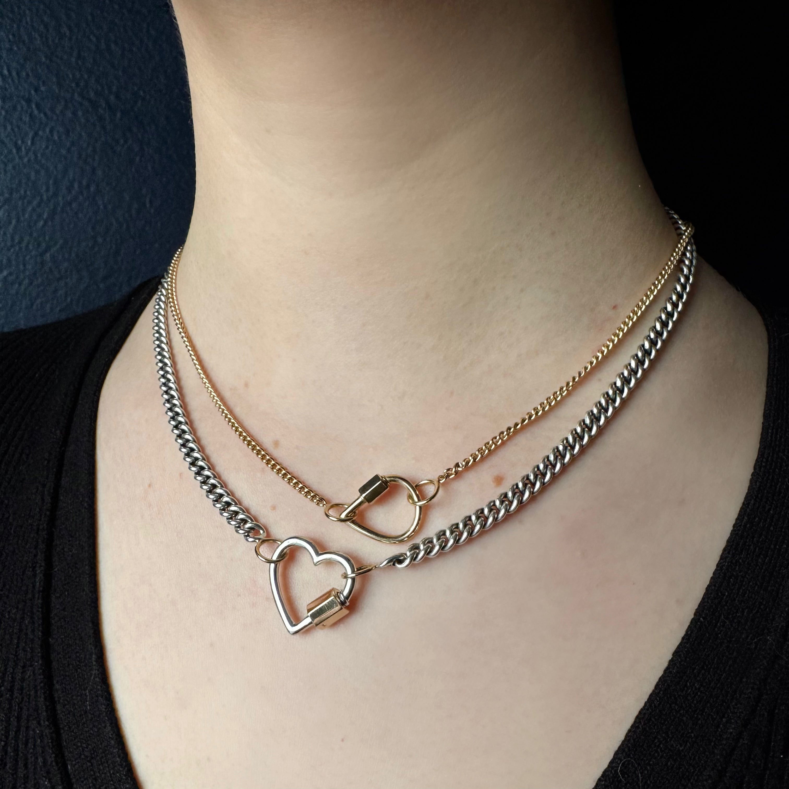 Marla Aaron 14k Yellow Gold Baby Drop Lock