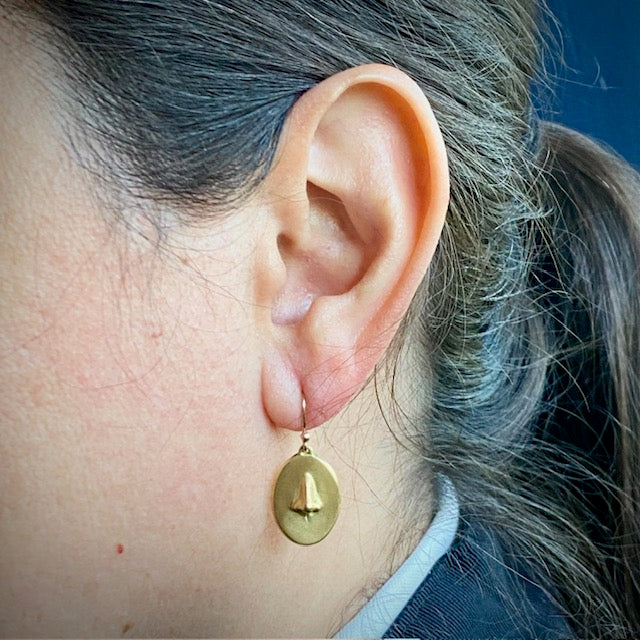 Gabriella Kiss 18k Ear & Nose Token Earrings