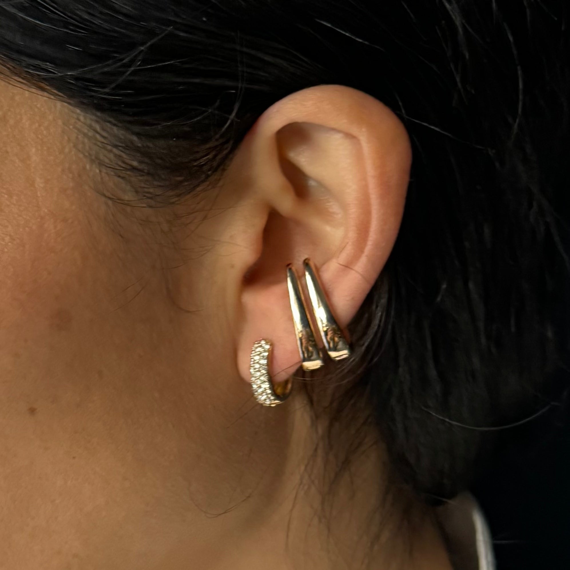 Marla Aaron 14k Yellow Gold Pierceless Ear Cuff