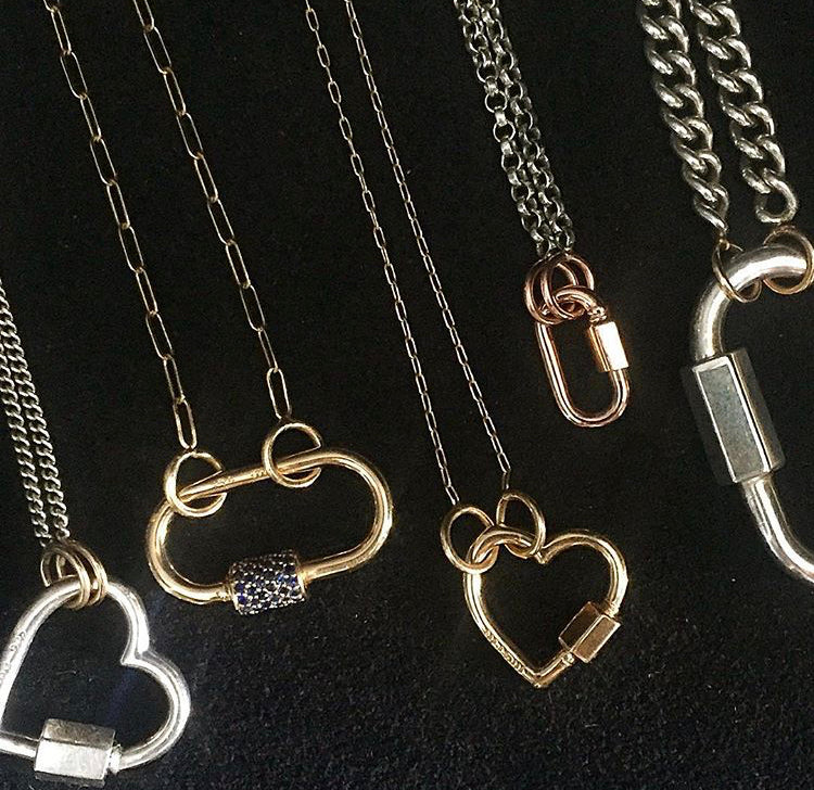 Marla Aaron 14k Yellow Gold Square Link Chain