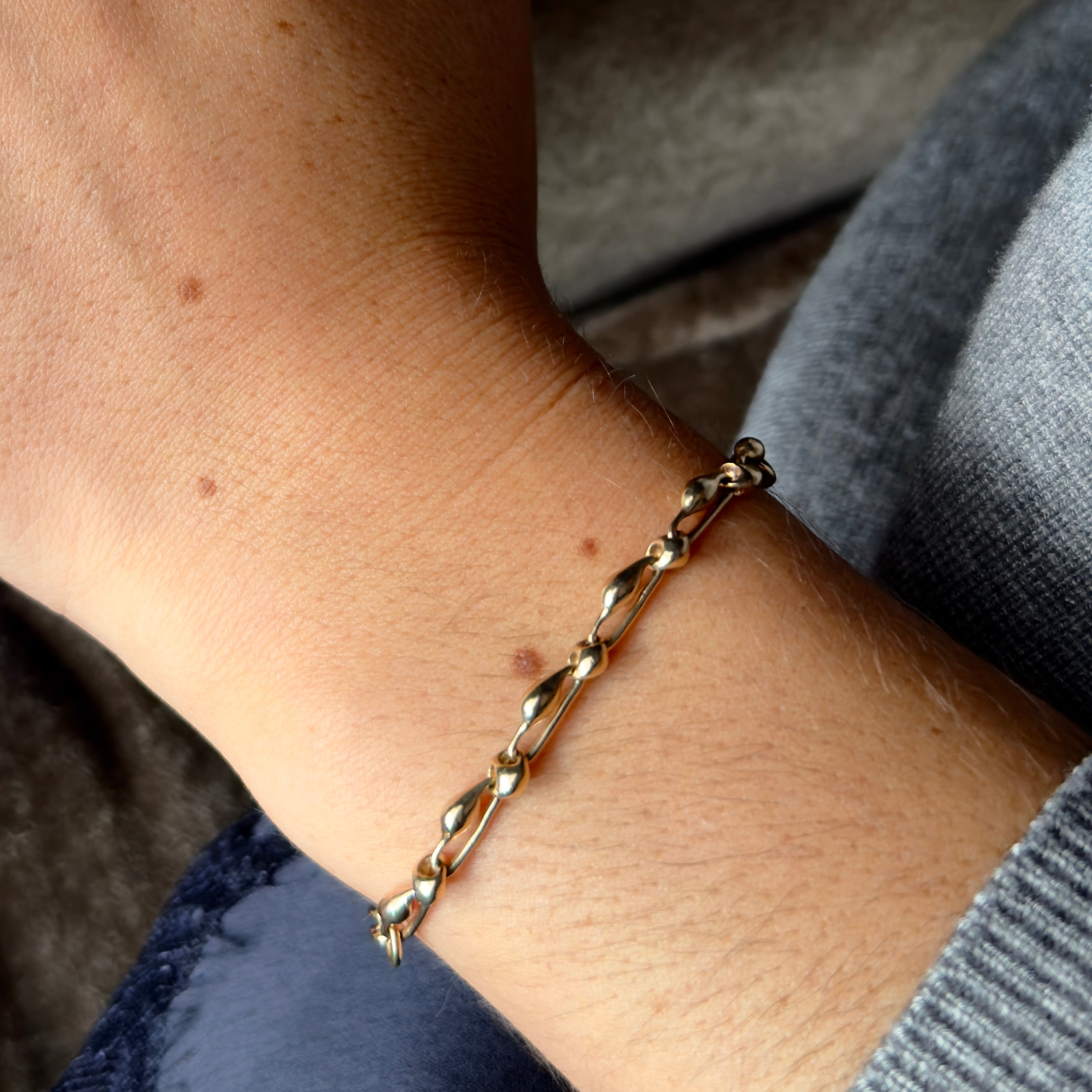 TenThousandThings 10k Organic Link Bracelet