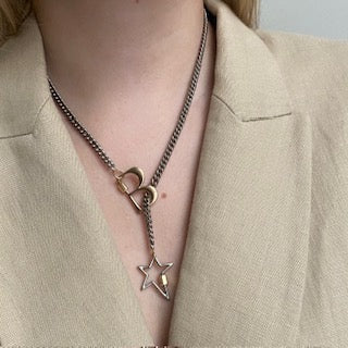 Marla Aaron 14k Gold Small Letter B Lock