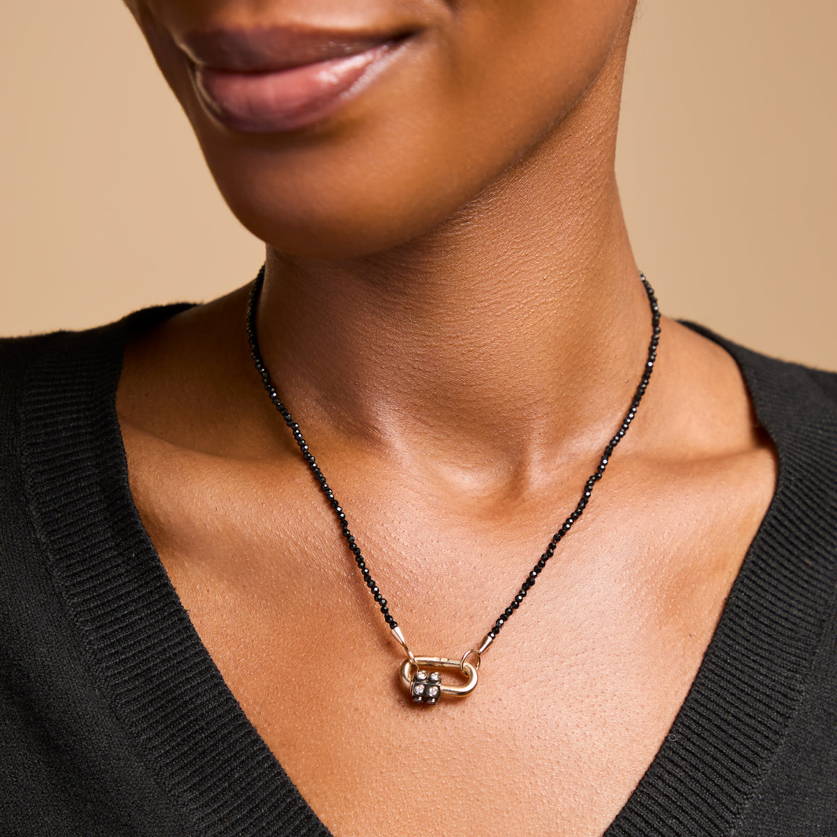 Marla Aaron 14k & Diamond Chubby Baby Consuelo Lock