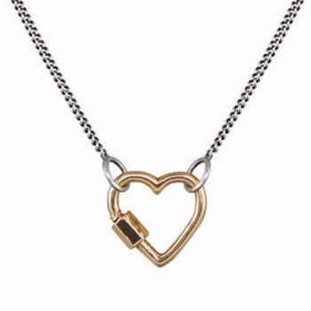 Marla Aaron 14k Yellow Gold Baby Heart Lock