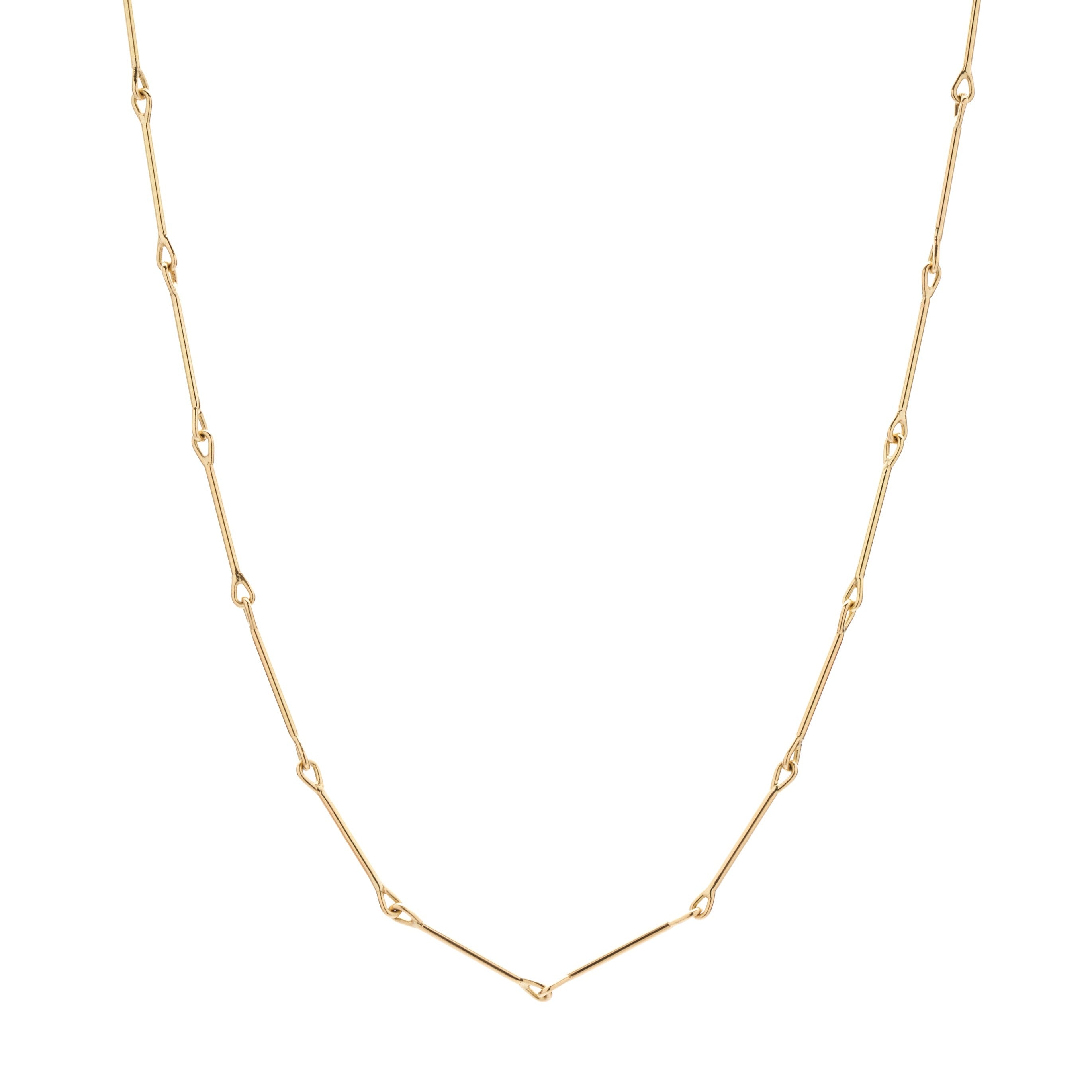 Tura Sugden 18k Needle Eye Chain Necklace - Medium Weight