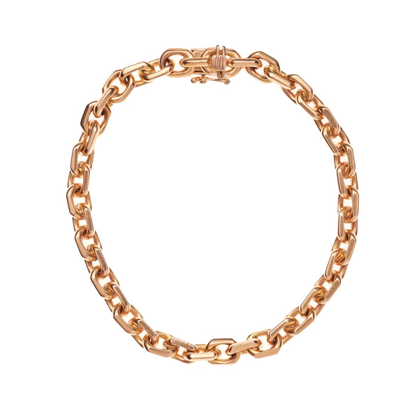 Antique 18k Gold Heavy Spartacus Link Bracelet- 8 1/4"
