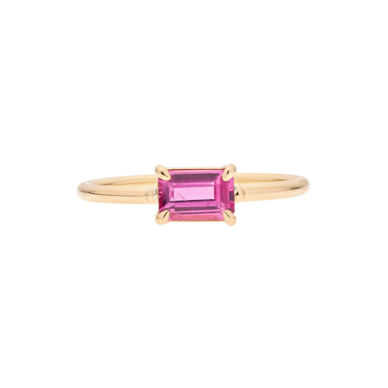 Tura Sugden 18k Bright Pink Sapphire Ring