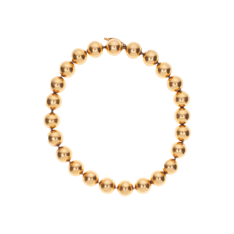 Shop Rubans Voguish Gold Plated Bead Bracelet Online at Rubans