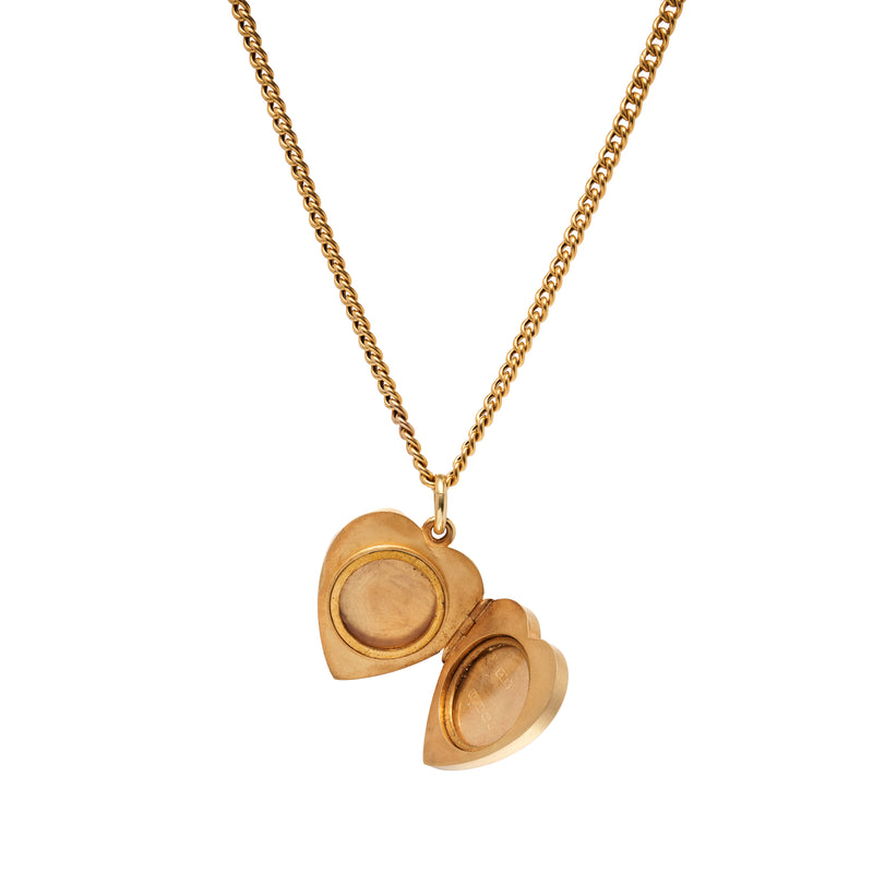 Antique 15k Birmingham Clean Heart Locket