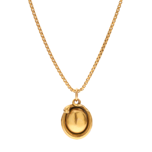 Vintage 22k Fancy Box Chain- 20"