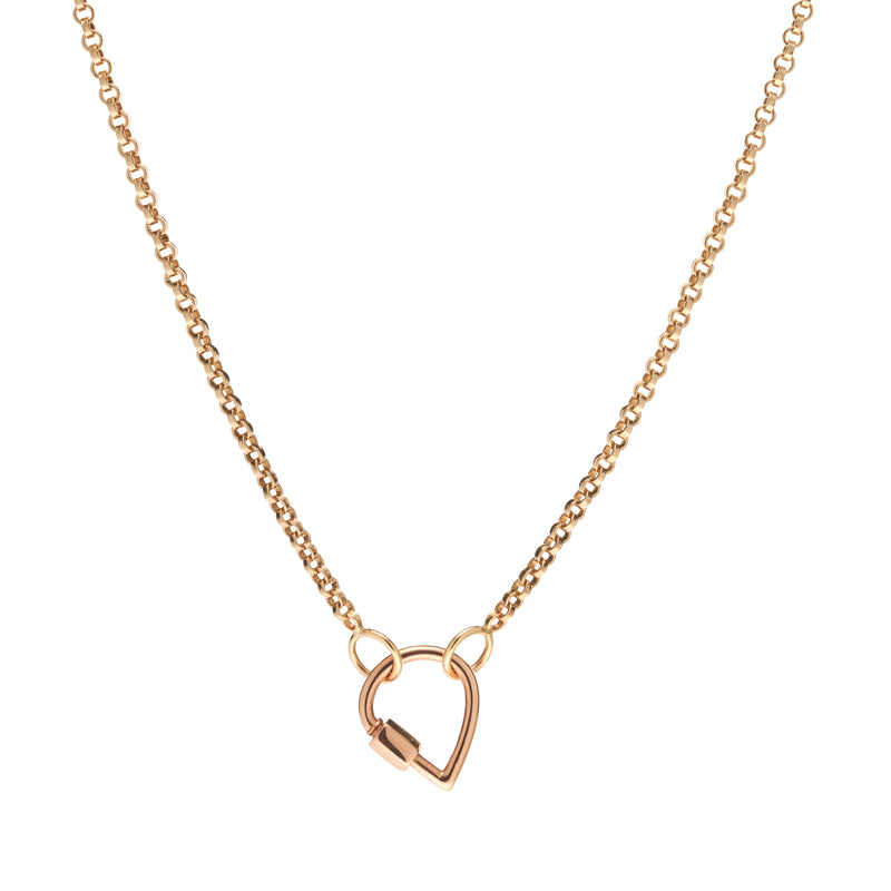 Marla Aaron 14k Rose Gold Baby Drop Lock