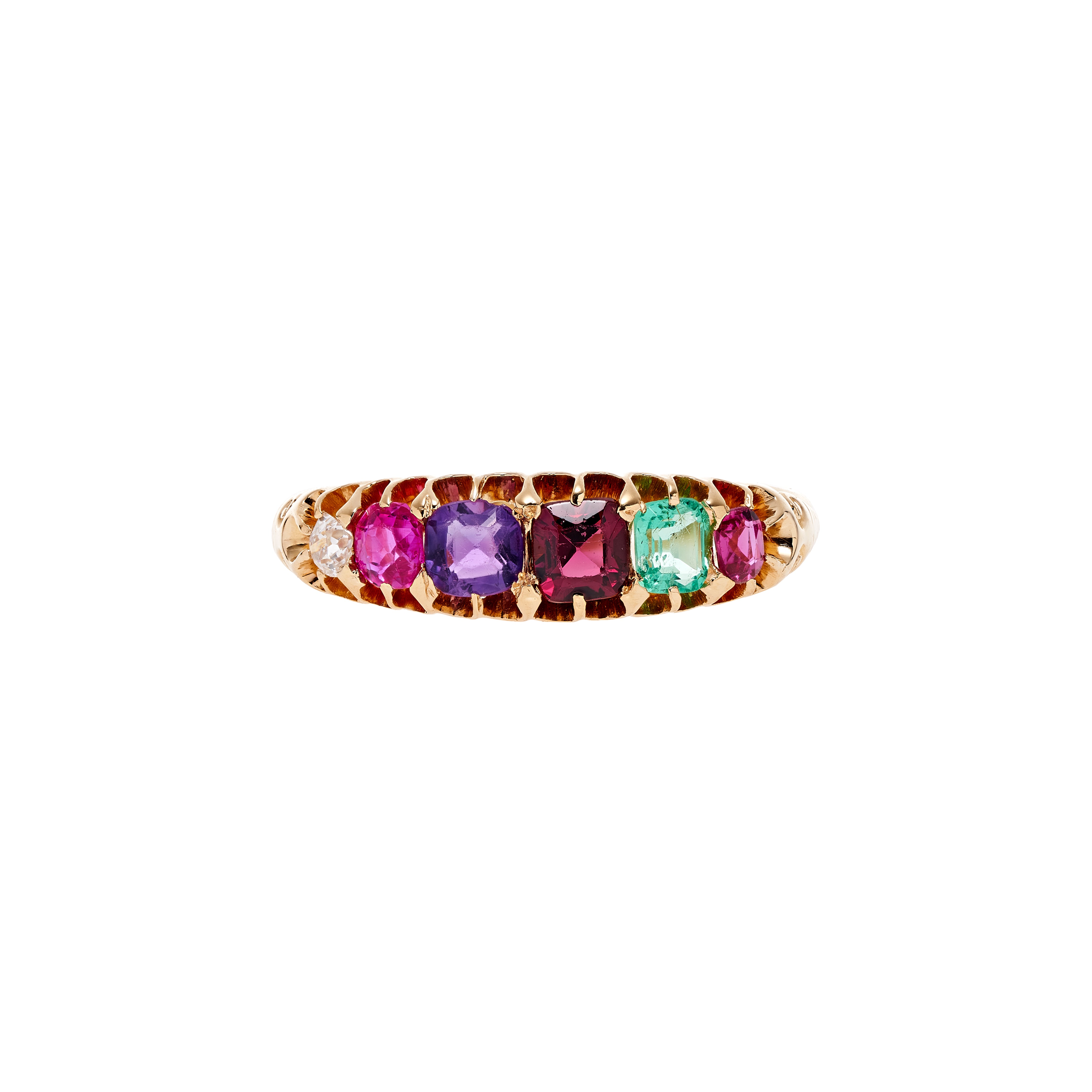 Antique Victorian 18k REGARD Ring