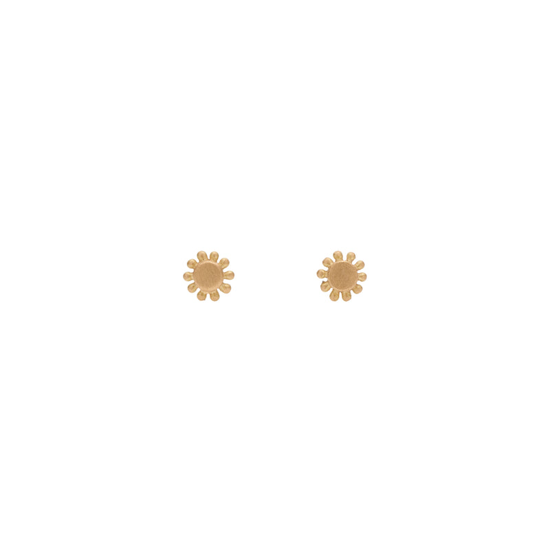 Marian Maurer 18k Palace Stud Earrings - Plain