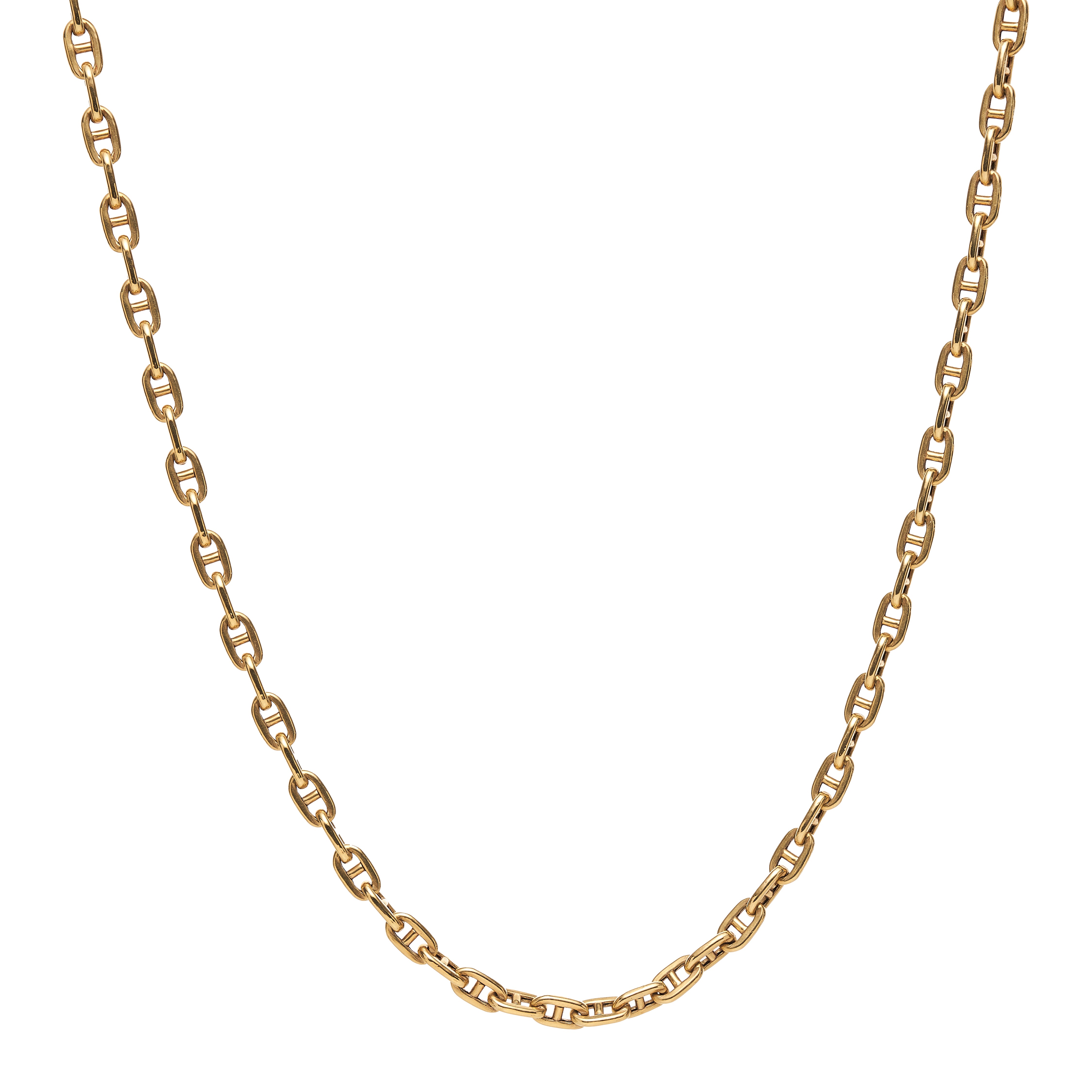 Vintage Italian 18k Mariner Link Chain- 20"