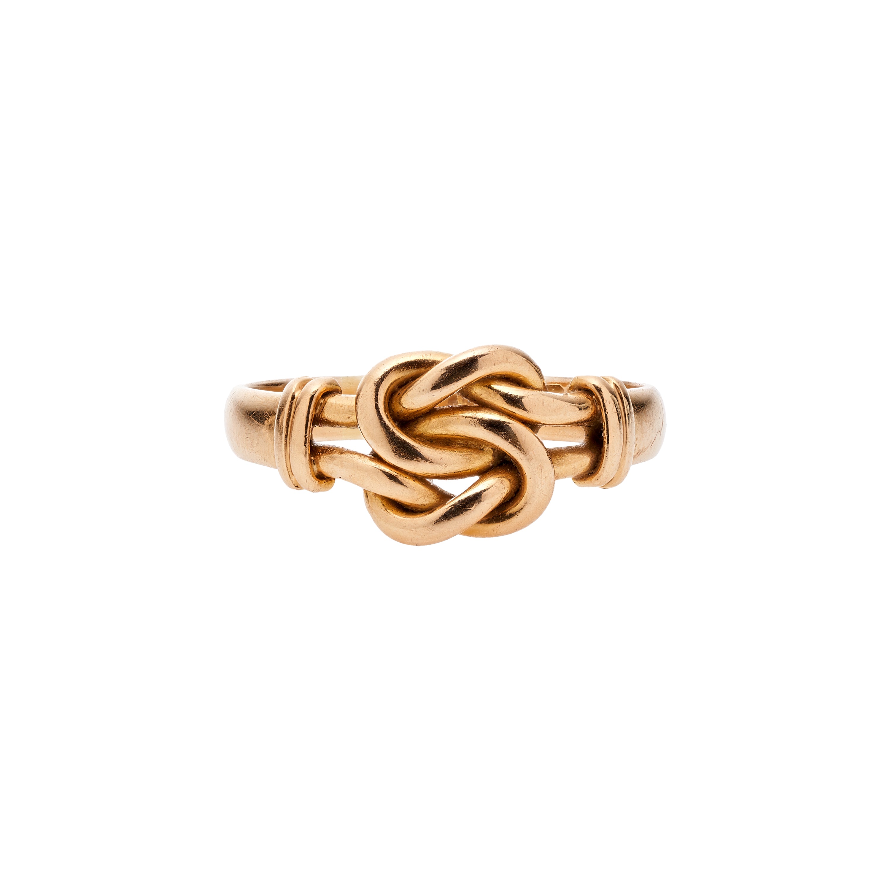 Antique Late Victorian 18k Love Knot Ring