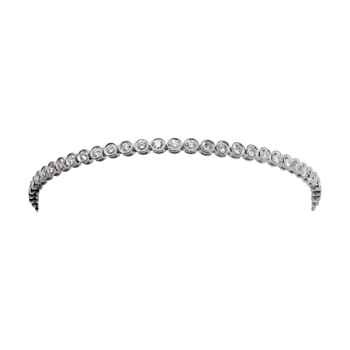 Antique Mid-Century Platinum Diamond Bracelet - 2.75ctw