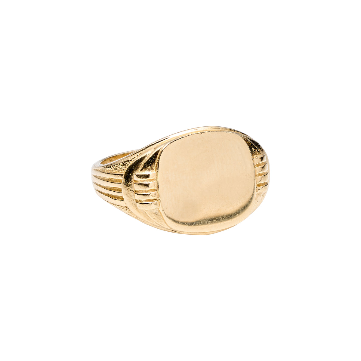 Vintage Mid-Century Rounded Rectangular Signet Ring