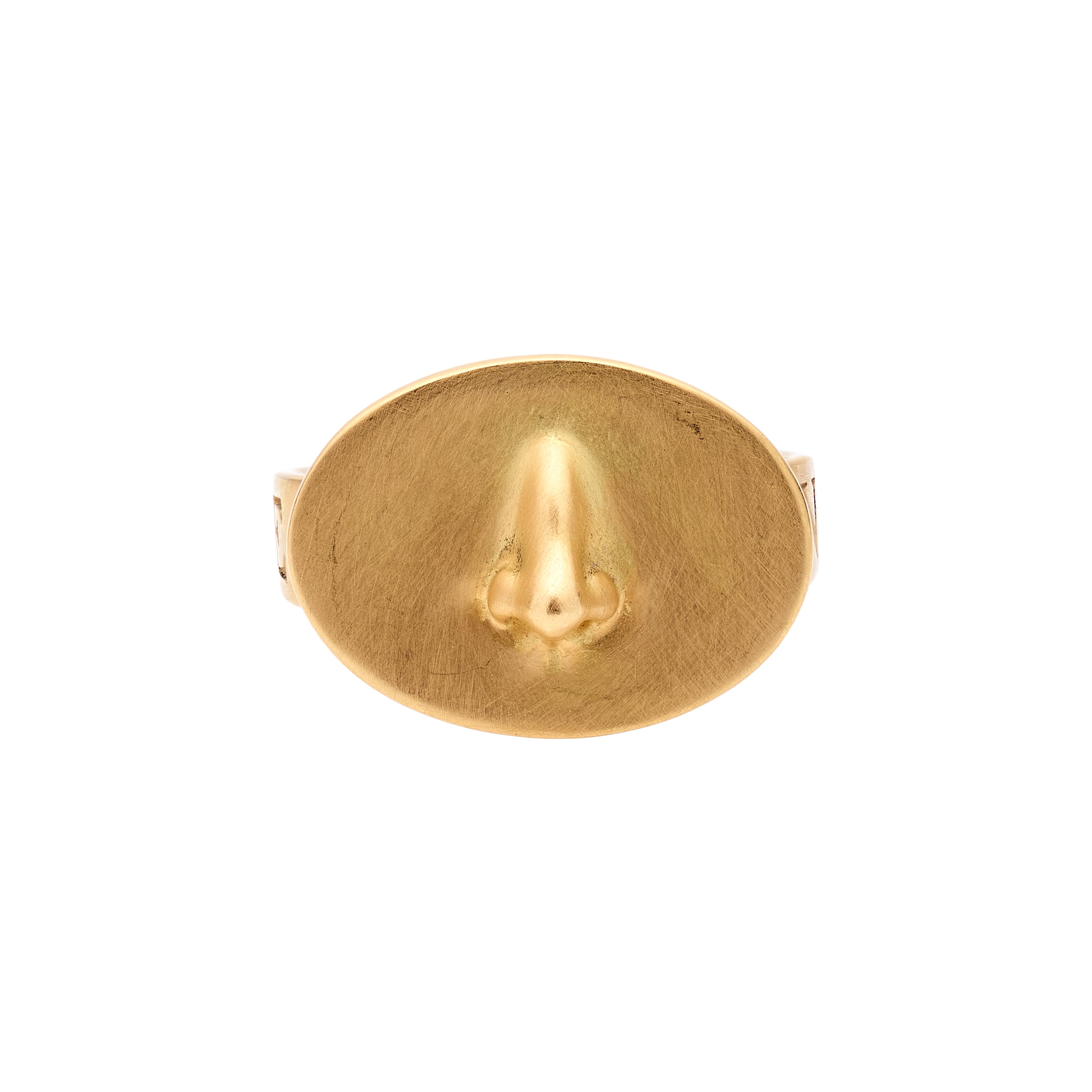 Gabriella Kiss 18k Nose Token Ring “In Medias Res”