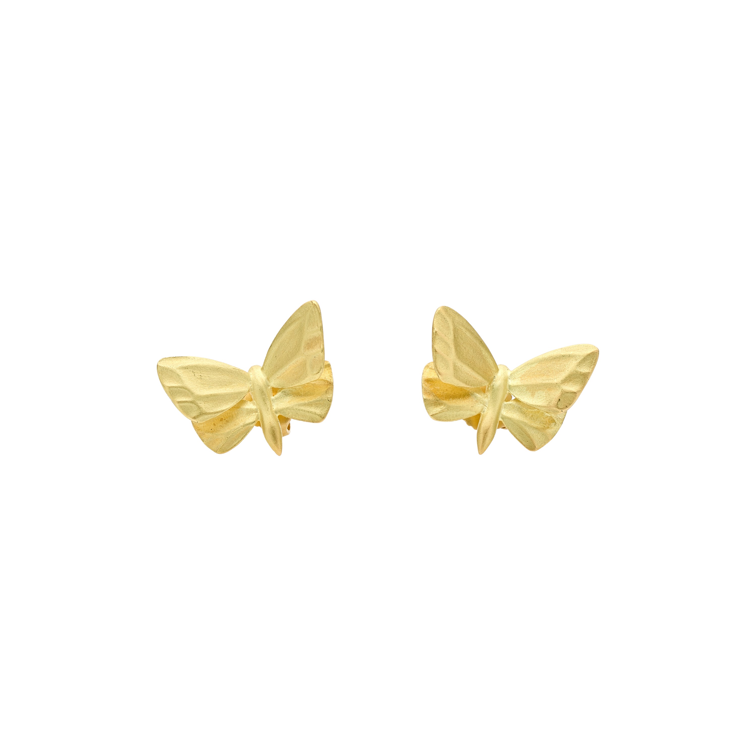 Gabriella Kiss 18k Butterfly Post Earrings