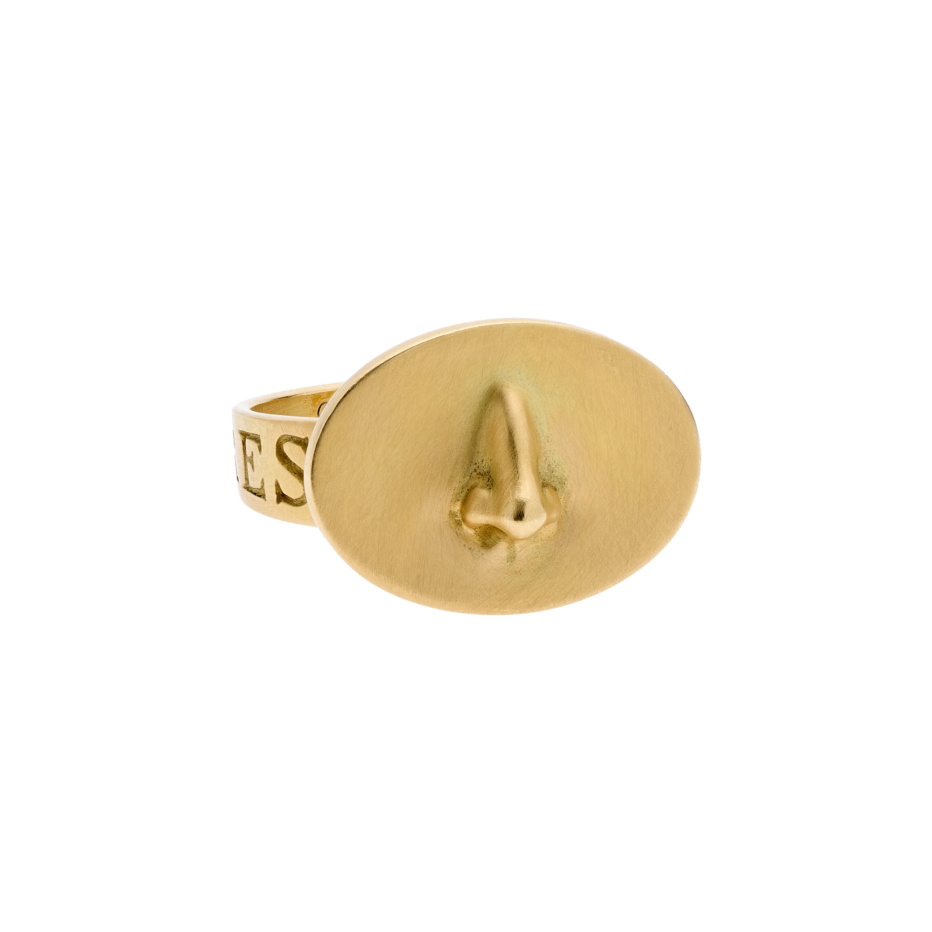Gabriella Kiss 18k Nose Token Ring “In Medias Res”