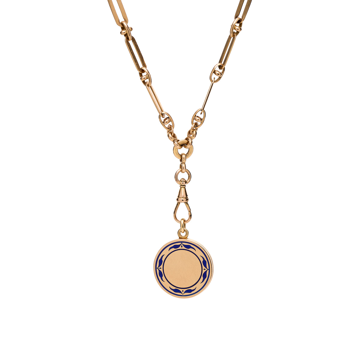 Antique 14k Fancy Link Albert Chain - 18"