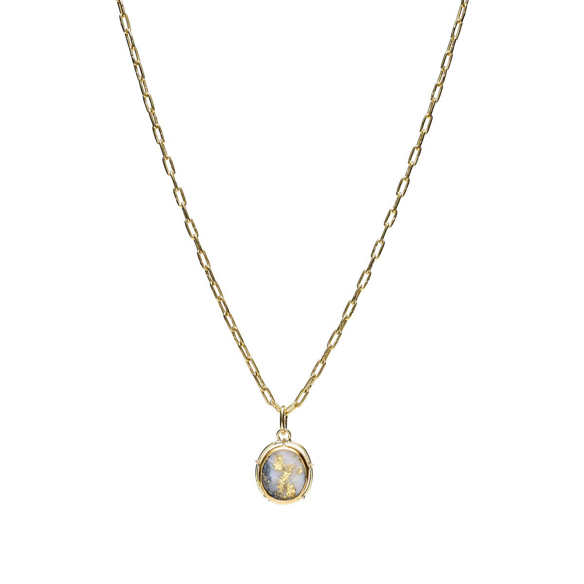 Tura Sugden 18k Gold Silk Link Chain Necklace