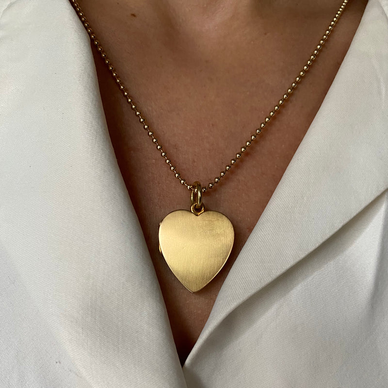 Antique 15k Birmingham Clean Heart Locket
