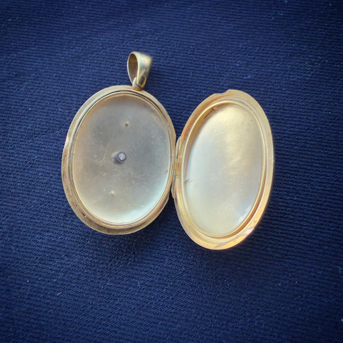 Antique Victorian 18k Natural Pearl Star Extra Large Locket Pendant