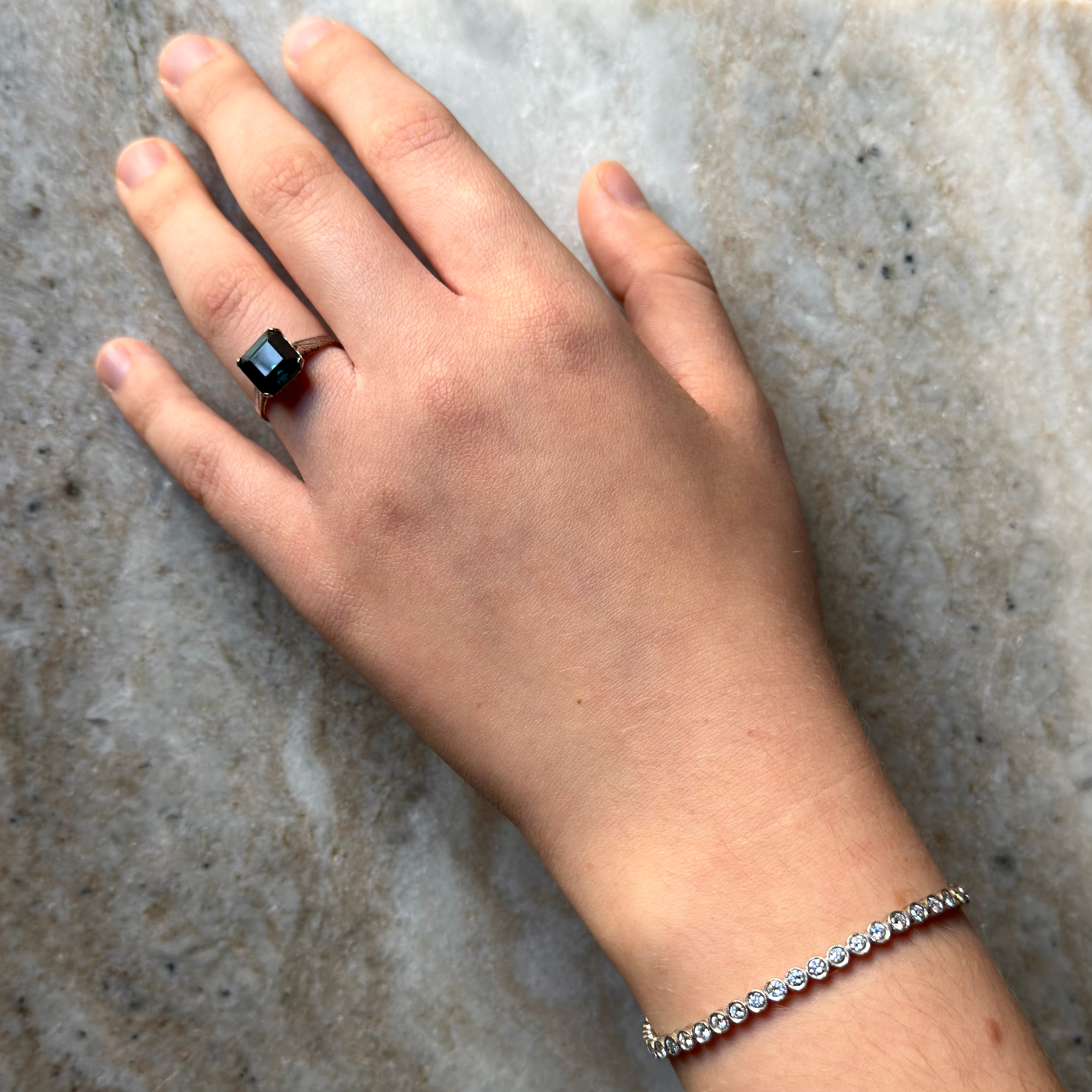 Antique Mid-Century Platinum Diamond Bracelet - 2.75ctw