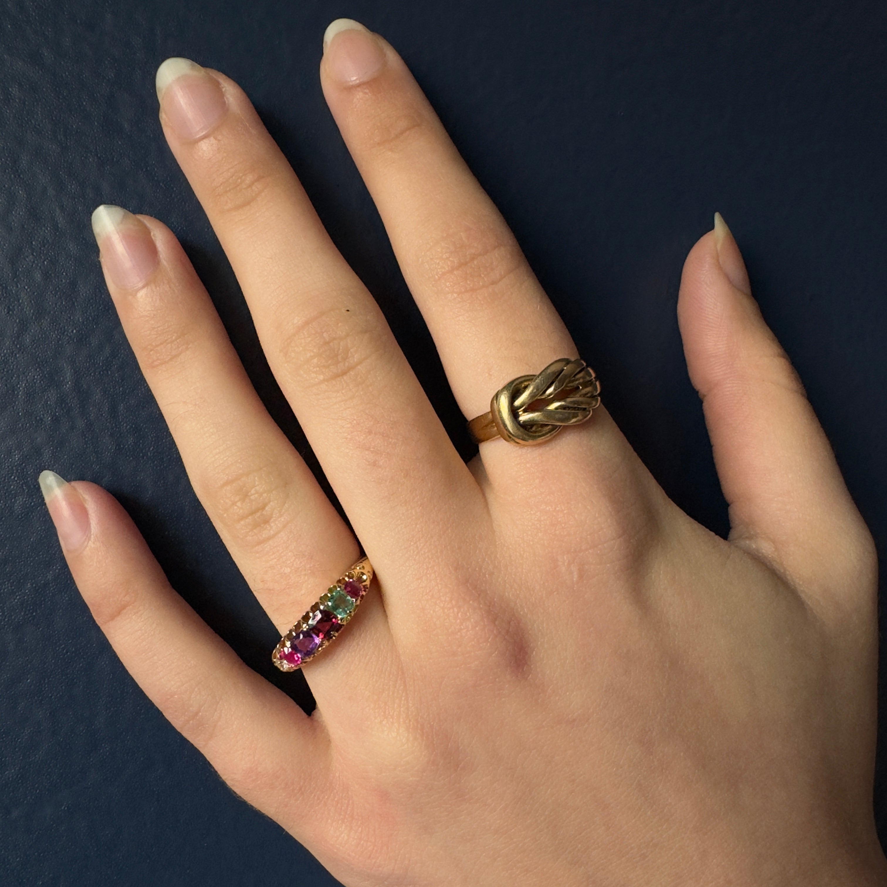 Antique Victorian 18k REGARD Ring