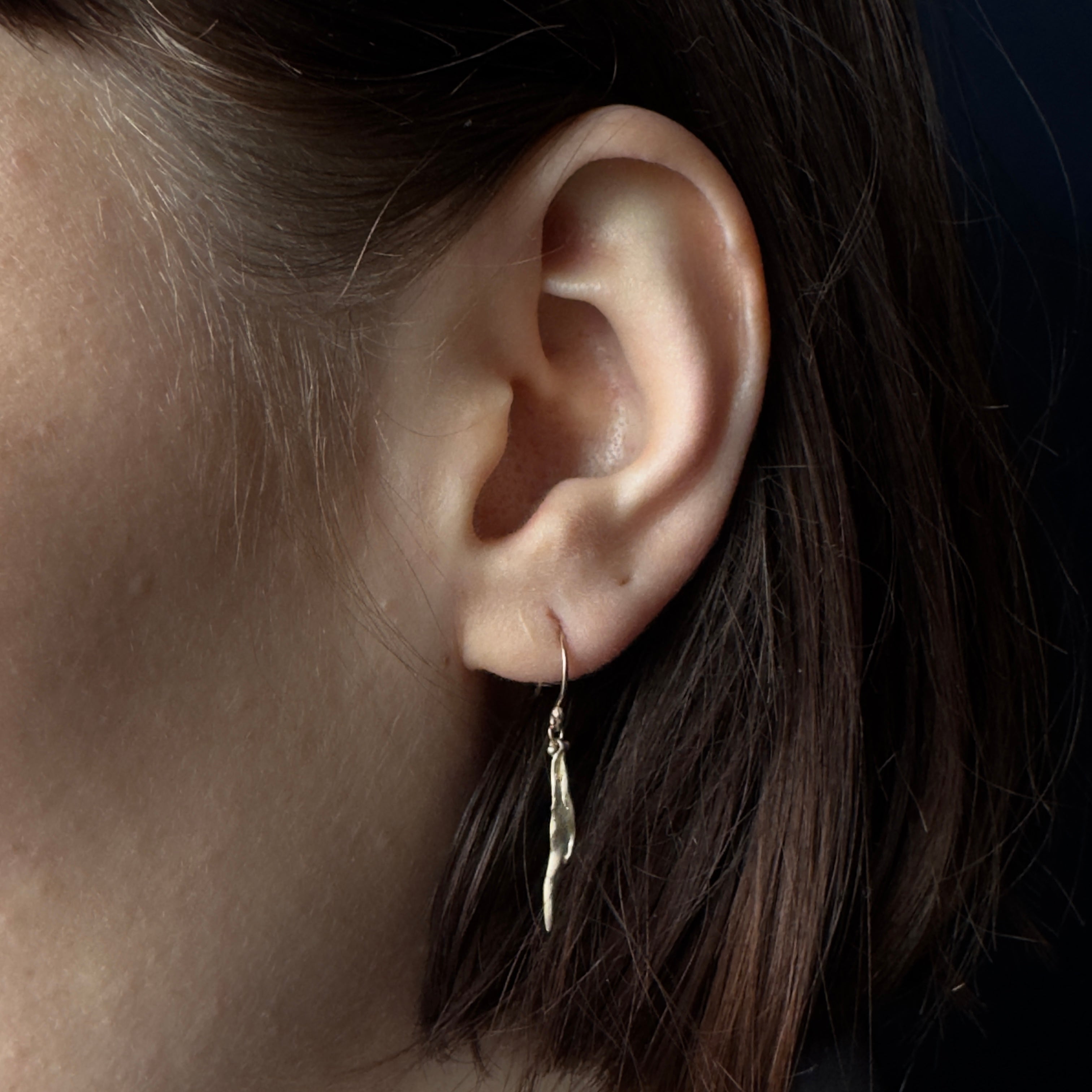TenThousandThings 10k Little Spike Earrings