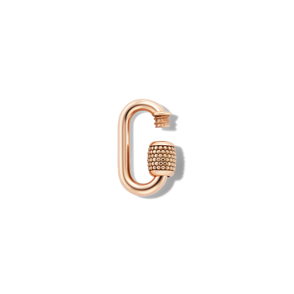 Marla Aaron 10k Rose Gold Micro Baby Lock
