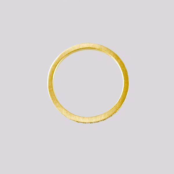 Gillian Conroy 14k "I Am Love" Eternity Diamond Band