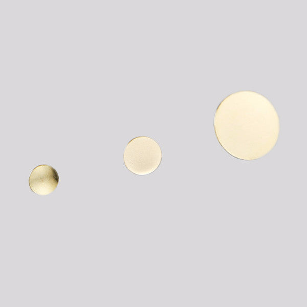 Kathleen Whitaker 14k 9mm Single Sequin Stud Earring