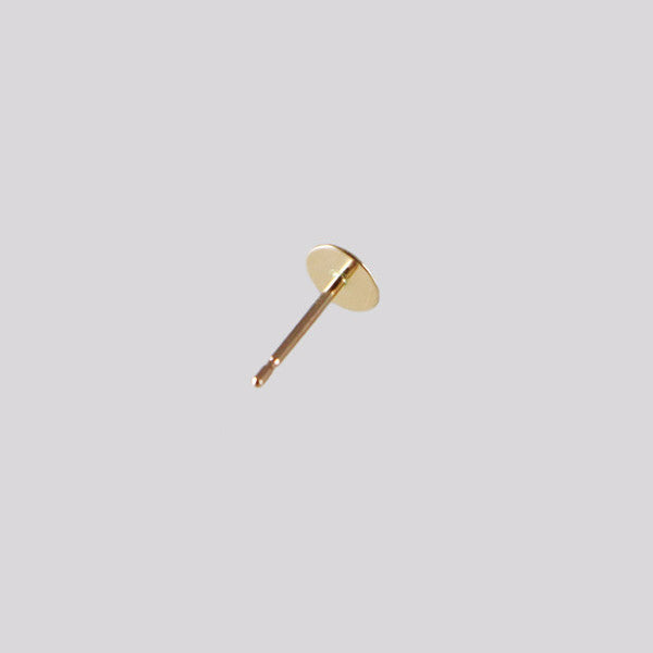 Kathleen Whitaker 14k 5mm Single Sequin Stud Earring