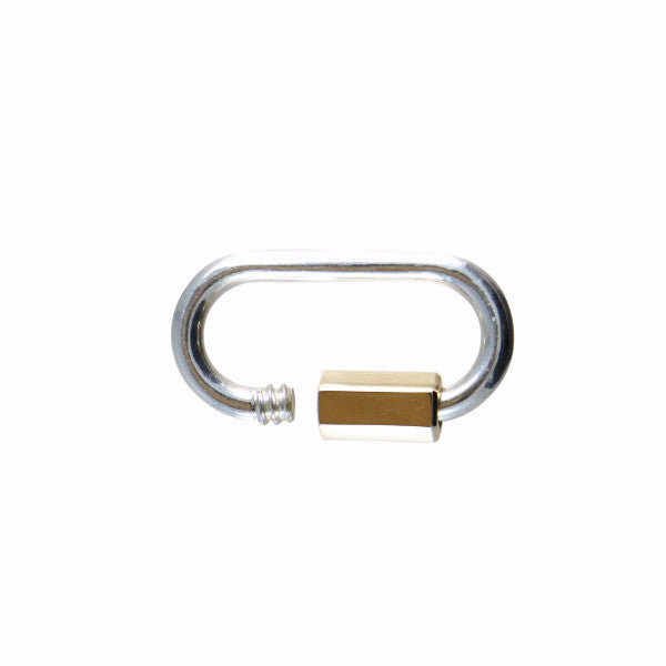 Marla Aaron Sterling Silver and Yellow Gold Regular Lock