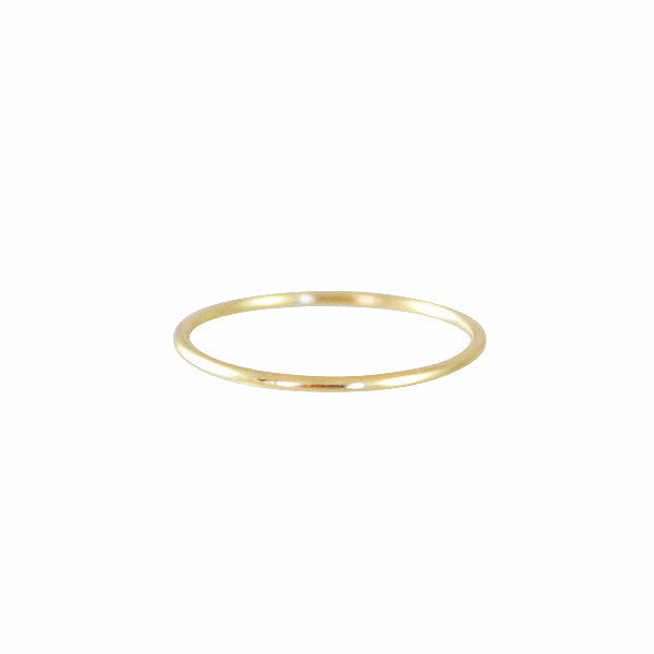 Kathleen Whitaker 14k Small Tube Band Ring