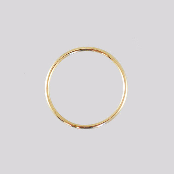Kathleen Whitaker 14k Small Tube Band Ring
