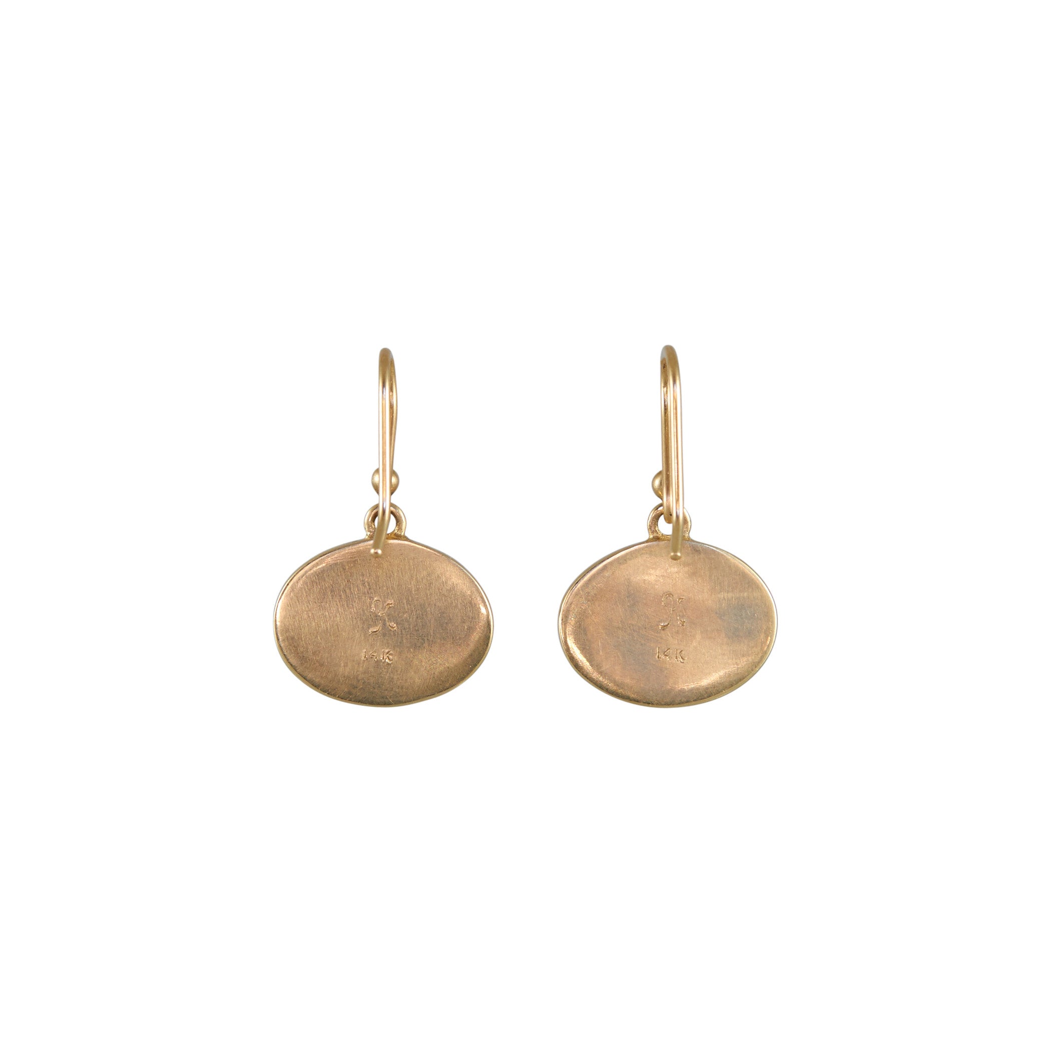 Gabriella Kiss Pair of 14k Small Eye Earrings
