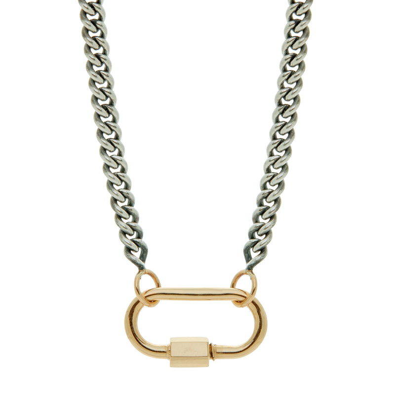Marla Aaron Medium Lock in 14k Yellow Gold
