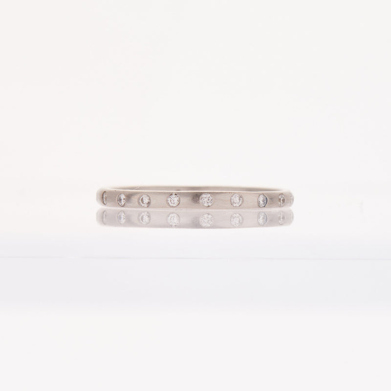 Gillian Conroy Celeste Diamond & 18k White Gold Band