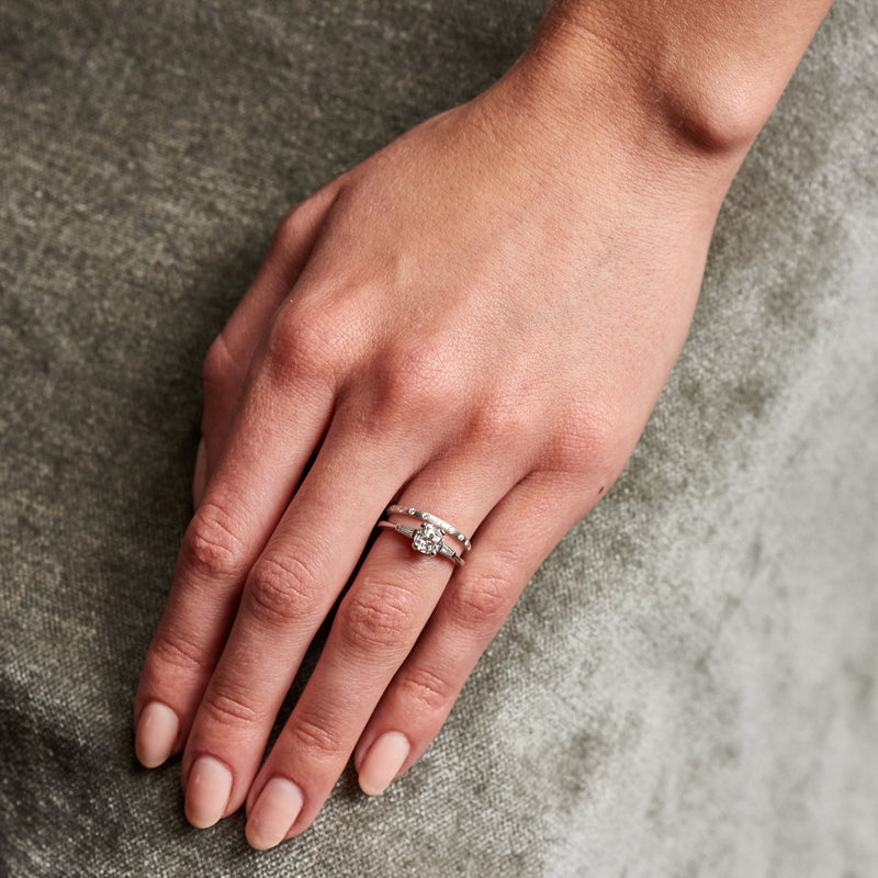 Gillian Conroy Celeste Diamond & 18k White Gold Band